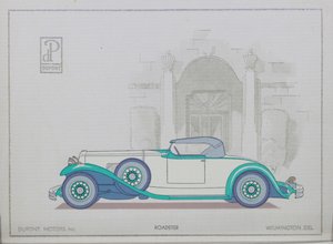 デュポンモーターカー：ロードスター、1921年 作： American School