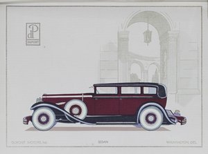 デュポンモーターカー：1921年以来 作： American School