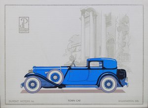 デュポンモーターカー：タウンカー、1921 作： American School