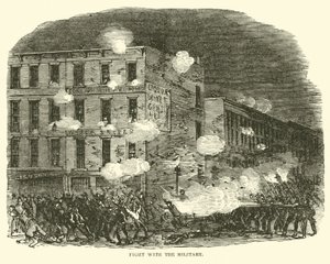 軍との戦い、1863年7月 作： American School