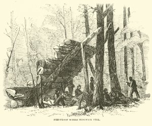 1864年5月、セジウィックが落ちた場所での耐火性 作： American School
