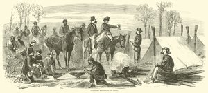 1865年3月、キャンプに戻った採餌者 作： American School