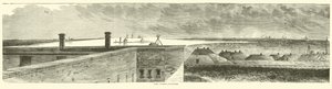 1864年12月、サバンナのフォートジャクソン 作： American School