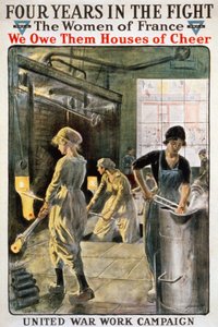 戦いの中の4年間。YMCAのポスター、1917年頃。 作： American School