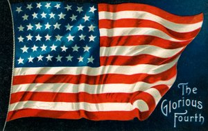 7月4日のアメリカ国旗 作： American School