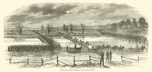 1862年12月、ラッパハノックを再横断するフランクリン分割