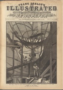 フランクレスリーのイラスト入り新聞の表紙、1886年10月23日 作： American School