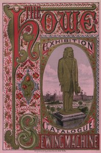 ハウミシン展カタログの表紙、1876 作： American School