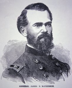 ジェームズ・バードシー・マクファーソン将軍（1828-64）（彫刻 作： American School