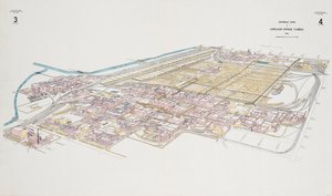 シカゴストックヤードの全景 作： American School