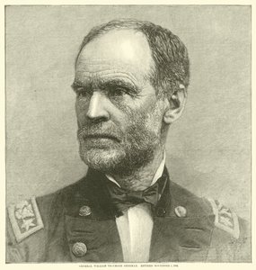 ウィリアムティカムサシャーマン将軍、1883年11月1日、1864年5月引退 作： American School