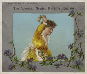 手を振っている女の子 作： アメリカの学校