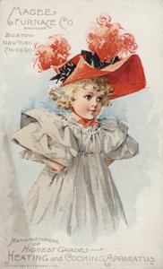 赤いボンネットの女の子 作： American School