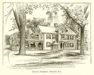 Greenes Birthplace、Warwick、RI 作： American School