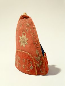 グレナディアキャップ、1740-70（ウールとリネン） 作： American School
