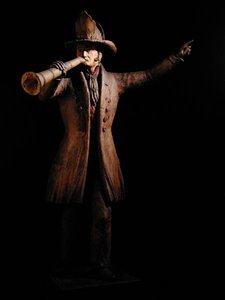 ハリー・ハワード（ニューヨーク市消防局技師長）1857年頃（ポリクローム塗装、木彫刻 作： American School