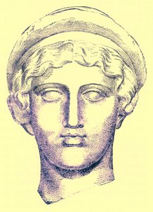ヘーベ、ビクターデュルイによるギリシャの歴史からの挿絵、1890年発行（デジタル拡張画像） 作： American School