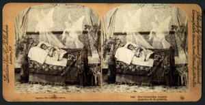彼女の守護天使、1893（立体写真） 作： American School