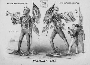 1861年のニューヨークで出版された1861年の紋章学 作： American School
