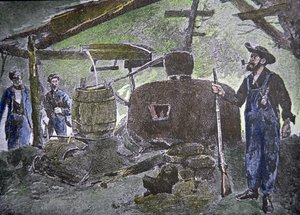 ヒルビリー・ムーンシャイン・スティル」（Hill-Billy Moonshine Still 作： American School