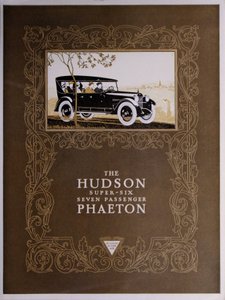 ハドソンスーパーシックスセブンパッセンジャーフェートン、1923