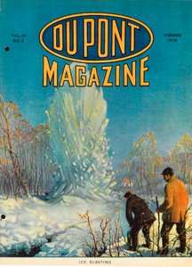 アイスブラスト、1919年2月、デュポンマガジンの表紙 作： American School