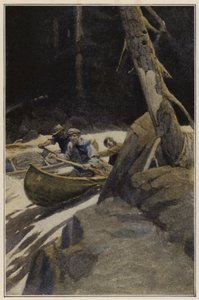 休日とその他の余談』の挿絵（カラーリトグラフ） 作： アメリカの学校