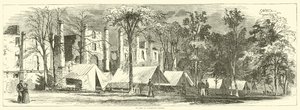 1863年10月、ウォレントンスプリングスのキャンプ 作： American School