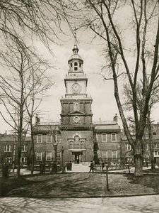 フィラデルフィア独立記念館（グラビア） 作： American School