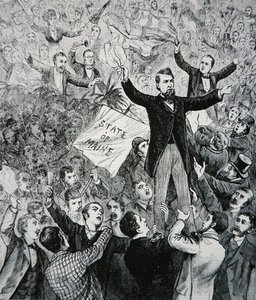 ジェームズ G. ブレイン (1830-93) (彫刻) 作： American School