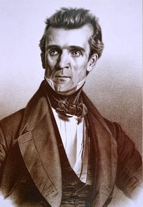 ジェームズ・ノックス・ポーク（1795-1849）（リトグラフ） 作： American School