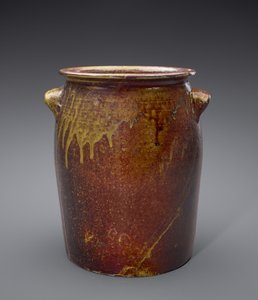 瓶、1850年以降（おそらくアルカリ釉石器） 作： American School