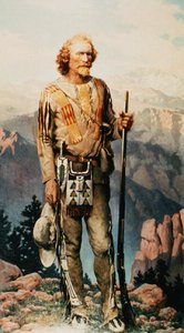 ジム・ベイカー（1818-98）（カラーリトグラフ） 作： American School