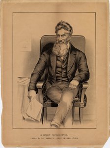 ジョンブラウン、ハーパーズフェリーインサレクションのリーダー、1859年 作： American School