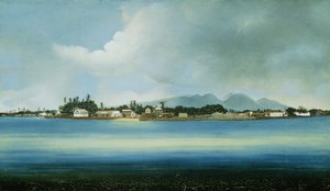 ラヒナ、マウイ島、ハワイ諸島（油彩・キャンバス） 作： アメリカの学校