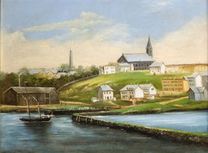 1862年以降のバンカーヒルの風景 作： American School
