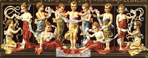愉快なクリスマスの昔話をもう一度歌おう」（クロモリト 作： American School