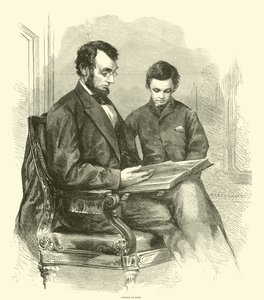 リンカーン、自宅、1865年4月 作： American School