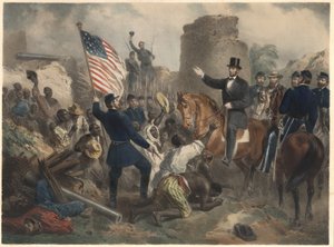 シティポイント、パブのリンカーン。 1865 作： American School
