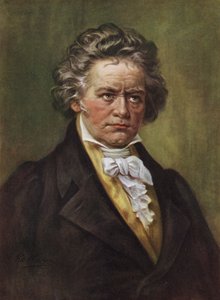 ルートヴィヒ・ヴァン・ベートーヴェン（リトグラフ） 作： アメリカの学校