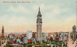 マディソンスクエア、イースト、ニューヨーク、1900年代 作： American School