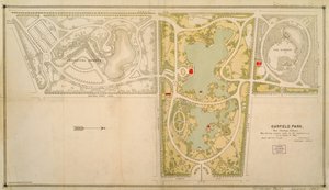 ガーフィールド・パーク（イリノイ州シカゴ）の地図