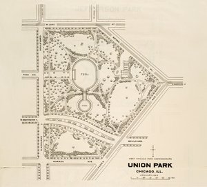 ユニオン・パーク（イリノイ州シカゴ）の地図