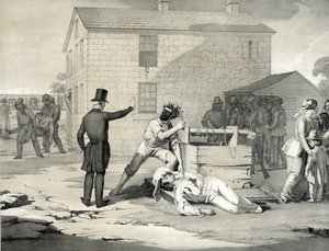 カルタゴ刑務所にいるジョセフとハイラムスミスの殉教、1844年、1851年6月27日 作： American School