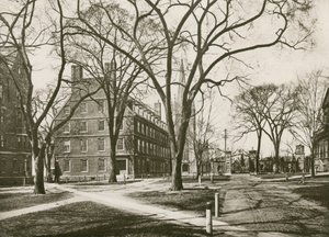 マサチューセッツホール、ハーバード大学、ケンブリッジ（グラビア） 作： American School