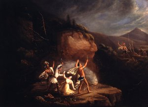 ジェーンマクリーの虐殺、1777年、19世紀初頭 作： American School