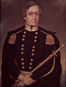 米墨戦争（1846-48年）、スティーブン・ワッツ・カーニー将軍、米国の指揮官 作： American School