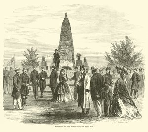 ブルランの戦場の記念碑、1862年9月 作： American School