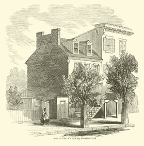 1865年4月、ミセスサラットハウス、ワシントン 作： American School