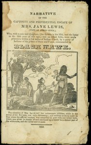 1832年に出版されたジェーンルイス夫人の監禁と摂理脱出の物語 作： American School